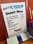 Rosie's Kitchen menu