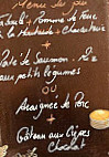 Le Vieux Carre menu