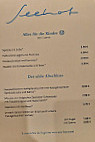 Seehof menu