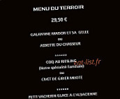 L Des Vosges menu