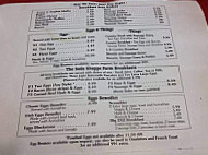 Soda Shoppe menu