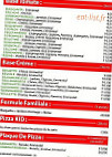 Amédéo Pizza menu