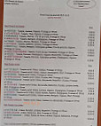 Seb Pizza menu