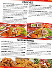 Sabor Peru menu