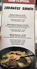 Sushiya menu