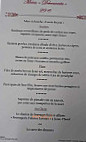 Auberge Saint Roch menu