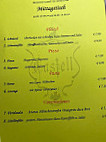 Restaurant Castell menu