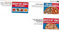 Domino's Pizza menu