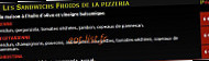 Torino Pizza menu