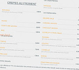 La Bigoudene menu