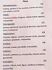 Le Petit Gourmet menu