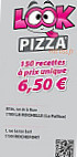 Look Pizza menu