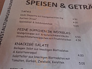 Alte Scheune menu