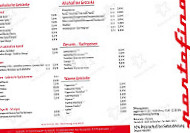 Bistrorante Pizzeria Portofino menu