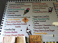 Sundaes menu