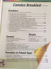 Camden Seafood menu