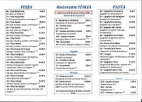 ITALIA Ristorante & Hotel menu