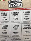 Treve's Pizza menu