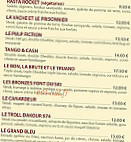 Sergio Burger menu