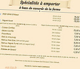 Le Kreuzweg menu