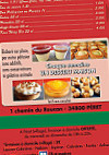 La Felicità menu