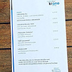 Zur Krone menu