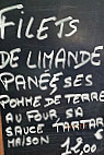 Chez Domi menu