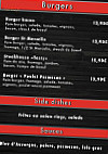 Le Jukebox menu