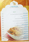 Taj Mahal menu