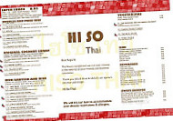 Hi-so Thai menu