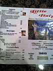 Little Italy Italian menu