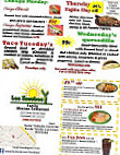 Los Jacubes Family Mexican menu