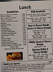 Badin Lake Family menu