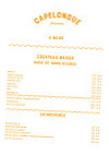 La Bergerie Domaine De Capelongue menu