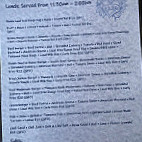 Crumb Cafe menu