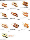 Sayuri Sushi menu