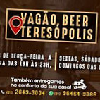 Vagão Beer Food menu