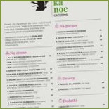 Winiarnia Nad Jeziorem Menu