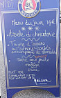 La Bourgade menu