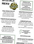 Hornets Nest Grille menu