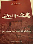 Opatja Grill menu