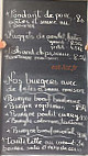 Le Tramway menu