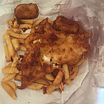 Gropers fish n chips inside