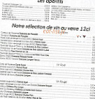 Le Château Pornic menu