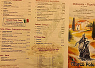 Pizzeria Marco Polo menu