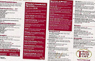 Woody's Towne Cafe menu