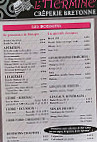 Creperie L'hermine menu