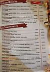 Geoffrey Pizza menu