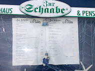 Zur Schaabe Gasthaus Pension Viola Dhonau menu