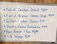 Starlite Inn menu